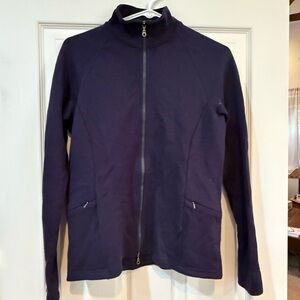 Ibex Purple Boiled Wool Utility Jacket